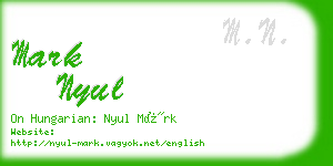 mark nyul business card